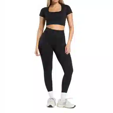 GYMSHARK Corset Seamless Crop Top