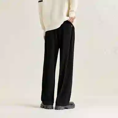 PEACEBIRD MEN Chenille Knit Sweatpants