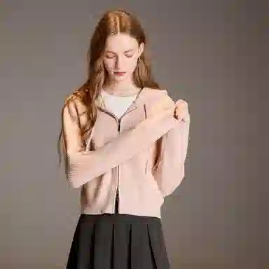 3COLOUR Miu Series Hoodie Cardigan