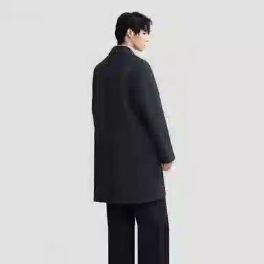 HERBEL Classic Double-Breasted Wool Coat