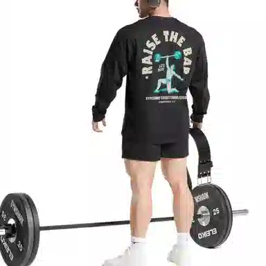 Gymshark Long Sleeve Tee Black