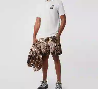 Burberry Monogram Motif TB LogoPolo