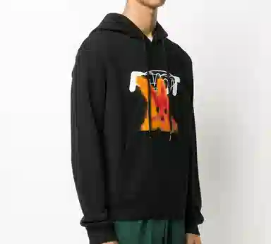 OFF-WHITE FW20 Pivot Fish Hoodie