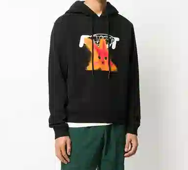 OFF-WHITE FW20 Pivot Fish Hoodie