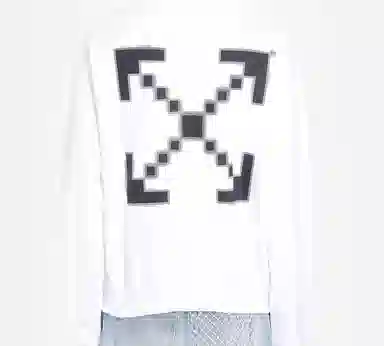 OFF-WHITE FW19 Printed Logo Hoodie