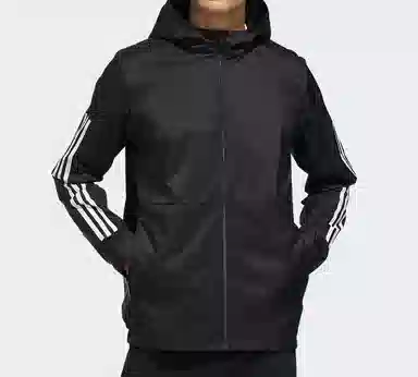 adidas Hooded Jacket Black