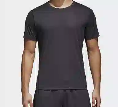 adidas Logo Print T-Shirt Black