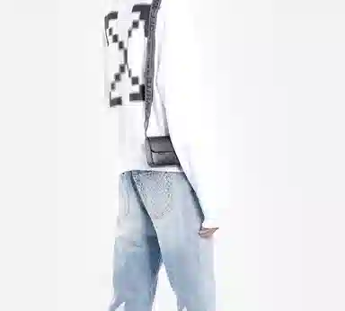 OFF-WHITE FW19 Printed Logo Hoodie