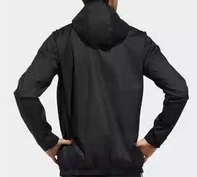 adidas Hooded Jacket Black