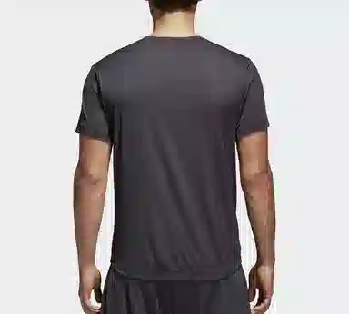 adidas Logo Print T-Shirt Black