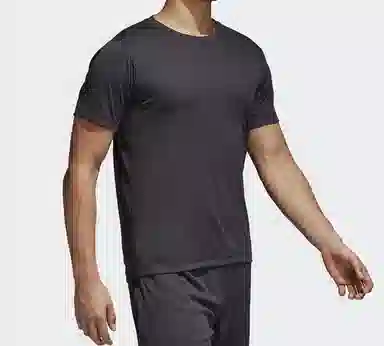 adidas Logo Print T-Shirt Black