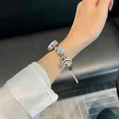 酷巴索 小米适用 手表表带 金属材质 可爱金属表带男女通用