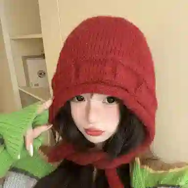 恩僾德 针织绑带包头出游百搭显脸小护耳 聚酯纤维 绒线帽 男女同款情侣款