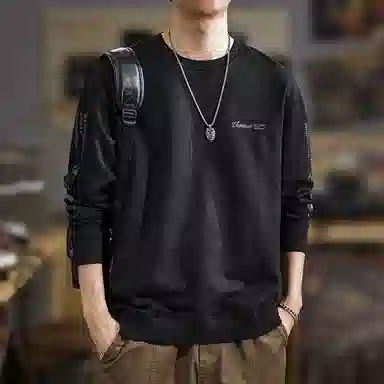 遨宇 高端复古休闲潮流极简风潮牌上衣百搭卫衣 男款