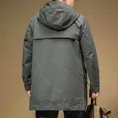 季言 潮流高级感防风连帽夹克外套 男款