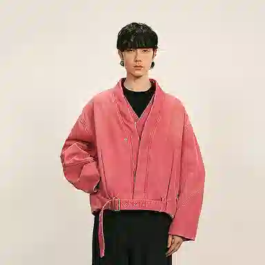 速写 棉衣长袖复古时尚舒适休闲个性简约棉服 男款