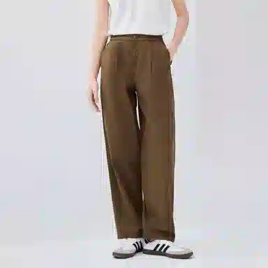 佐丹奴 压褶宽松舒适休闲裤 女款