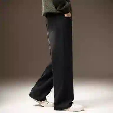 贵色 潮牌宽松直筒潮流垂感休闲牛仔裤 男女同款
