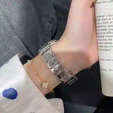 潮流腕 表带 苹果适用 金属材质 时尚创意十二生肖苹果手表替换腕带 适用于苹果手表男女通用