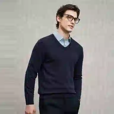EMZ V-Neck Wool Sweater