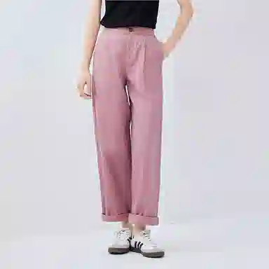 佐丹奴 压褶宽松舒适休闲裤 女款