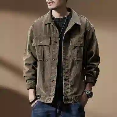 贵色 美式轻商务经典高街街机能风痞帅长袖夹克外套 男女同款