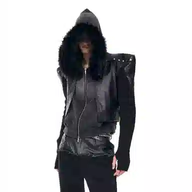 START EXCEED END Asymmetric Knit Jacket