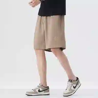 童先森 夏季薄款冰丝五分美式高街休闲短裤 男款