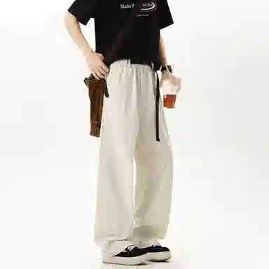 童先森 薄款宽松直筒感速干休闲裤 男款