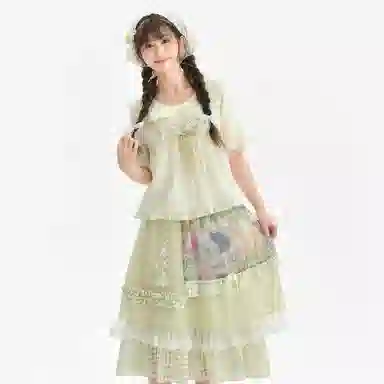 森女部落 花铃湖畔 原创森系娃娃衫上衣田园风衬衫