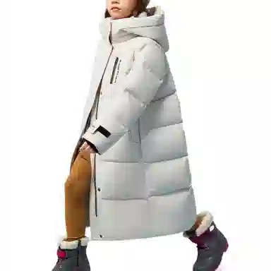 鸭鸭 防风防水保暖轻盈舒适羽绒服 青少年