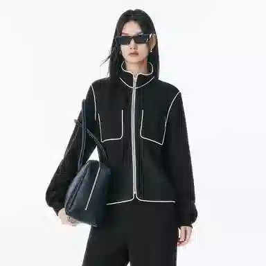 Peacebird Sport Tweed Zip Cardigan