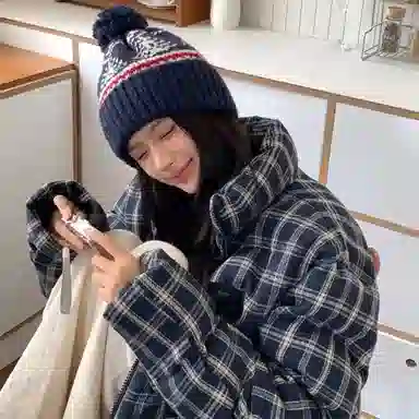 恩僾德 小众高颜值复古费尔岛风加厚保暖显脸小日系可爱 绒线 帽子 男女同款情侣款