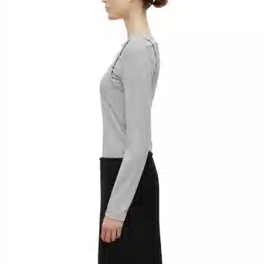 MARITHE FRANCOIS GIRBAUD LAYERED JERSEY LONG SLEEVE