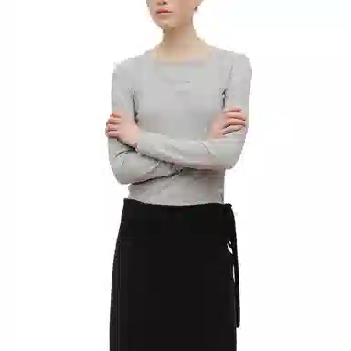 MARITHE FRANCOIS GIRBAUD LAYERED JERSEY LONG SLEEVE