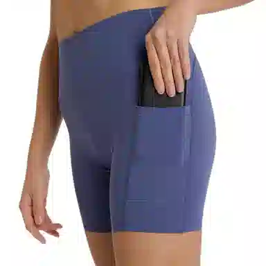 New Balance Sleek Pocket High Rise Short