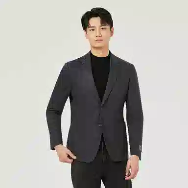 利郎 休闲百搭绵羊毛混纺商务西服简约通勤长袖西装 男款