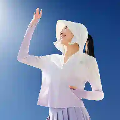 波司登 骄阳系列 夏季清爽弹力拉链轻盈时尚休闲短款显瘦 多色可选 透气凉感防晒服 女款