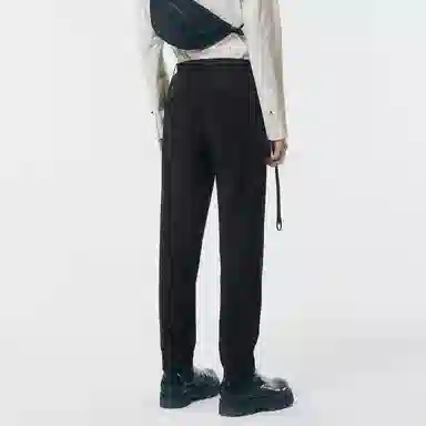 速写 拼接锥形休闲长裤 男款 深藏青