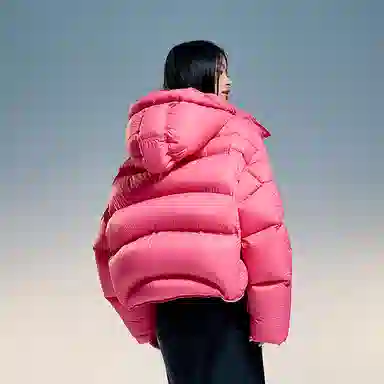 波司登 连帽纯色短款简约时尚羽绒服 女款