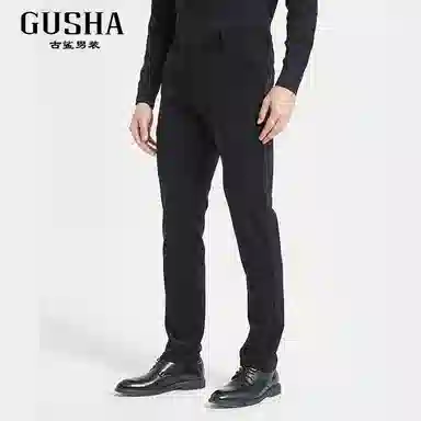 古鲨 商务弹力长裤休闲裤 男款