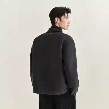 PEACEBIRD MEN Reversible Wool Jacket