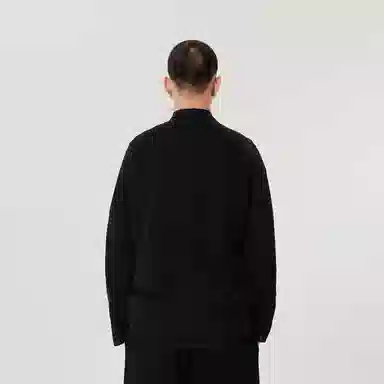 速写 纯色平驳领单排扣西装外套 男款