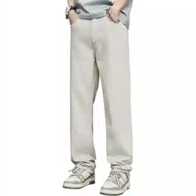 Tongxiansen Loose Fit Straight Casual Pants Men