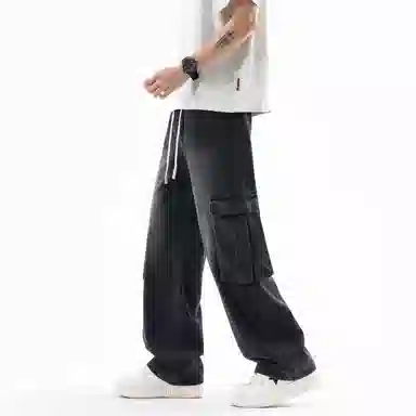 金盾 阔腿宽松工装休闲裤 男款