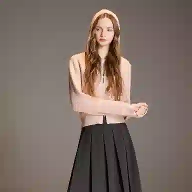 3COLOUR Miu Series Hoodie Cardigan