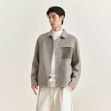 PEACEBIRD MEN Colorblock Blazer Jacket