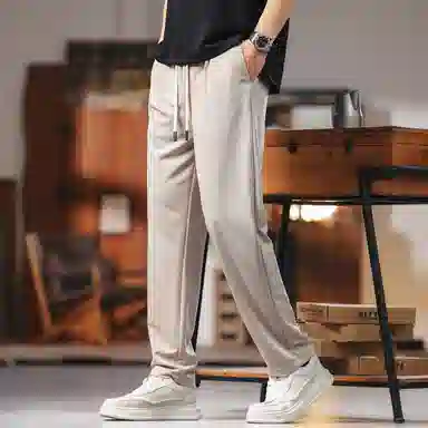 格蓝鹿 薄款潮牌户外宽松直筒休闲裤 男女同款