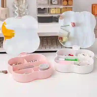 未来枫情 四叶草化妆镜收纳盒