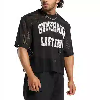 GYMSHARK Mesh Oversized T-Shirt T